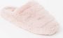 Ted Baker Slippers Lopsey Faux Fur Mule Slipper in poeder roze - Thumbnail 1