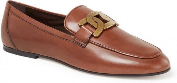 TOD'S Loafer van leer met gespdetail