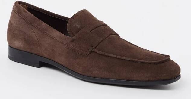 TOD'S Mocassino Gomma loafer van suède