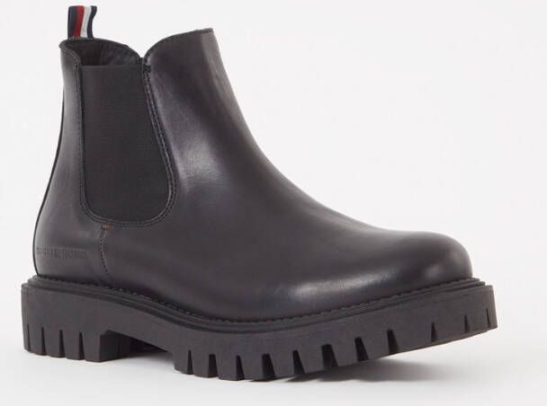 Tommy Hilfiger Chelsea boot van leer