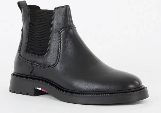 Tommy Hilfiger Chelsea boot van leer