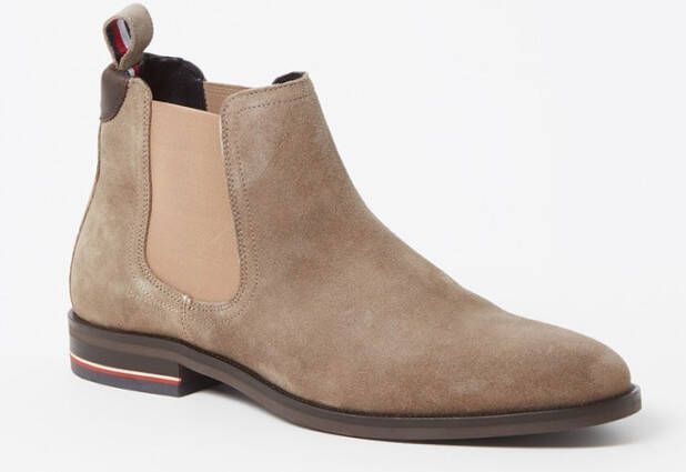 Tommy Hilfiger Chelsea boot van suède