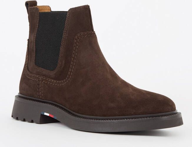 Tommy Hilfiger Chelsea boot van suède