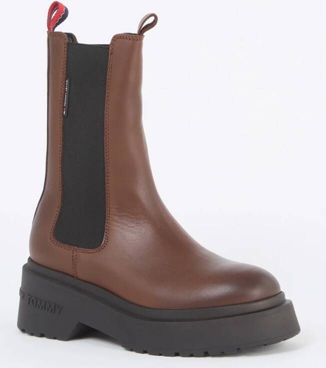 Tommy Hilfiger Chunky chelsea boot van leer