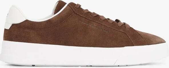 Tommy Hilfiger Sneakers van leer met labeldetails model 'COURT BETTER'