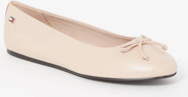 Tommy Hilfiger Ballerina's met sierstrik model 'ESSENTIAL CHIC'