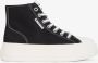 TOMMY JEANS Plateausneakers TJW FOXING FLATFORM SNEAKER HIGH freizeitschoen veterschoenen high top sneaker met contraststiksels - Thumbnail 1