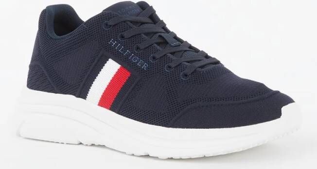 Tommy Hilfiger Sneakers MODERN RUNNER KNIT EVO ESS Vrijetijdsschoenen lage schoen veterschoen in comfortabele vorm