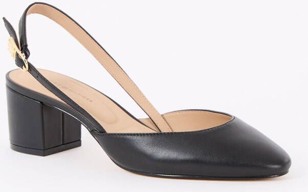 Tommy Hilfiger Slingback van leer