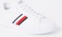 Tommy Hilfiger Sneakers ICON COURT LTH STRIPES veterschoenen vrijetijdsschoen lage schoen met gewatteerde schaprand - Thumbnail 1