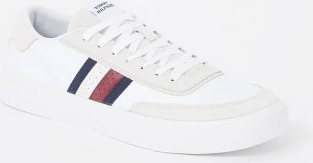 Tommy Hilfiger Sneaker van leer met suède details