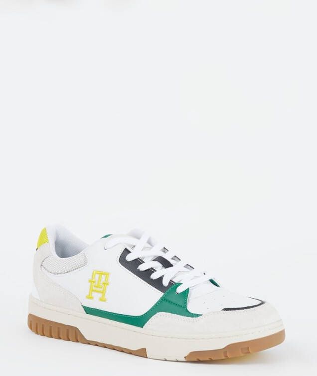 Tommy Hilfiger Sneaker van leer met suéde details