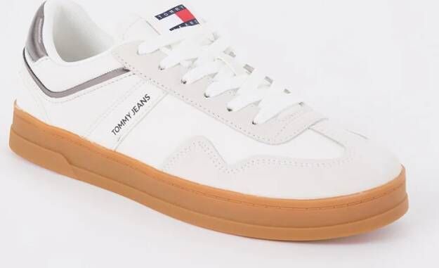 Tommy Hilfiger The Greenwich sneaker met leren details en logo