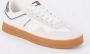 Tommy Hilfiger The Greenwich sneaker met leren details en logo - Thumbnail 1