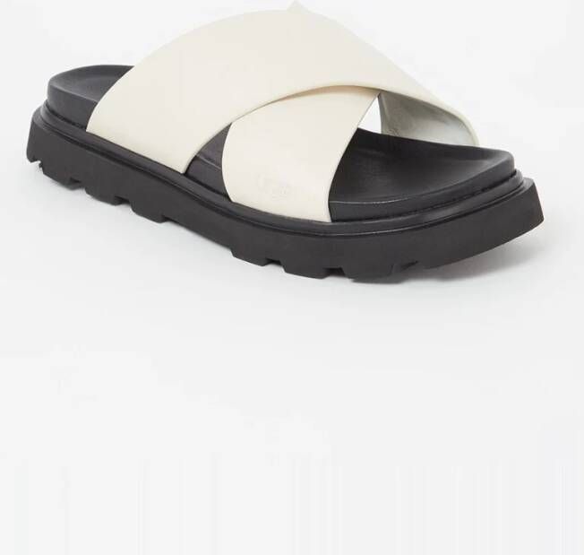 Ugg Capitelle Crossband slipper van leer