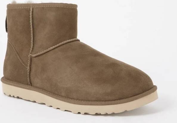 UGG Boots zonder sluiting Classic Mini instaplaars winterlaars boots met foam voetbed