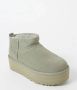 UGG Classic Ultra Mini Platform 1135092-SDC Vrouwen Groen Laarzen Sneeuw laarzen - Thumbnail 2