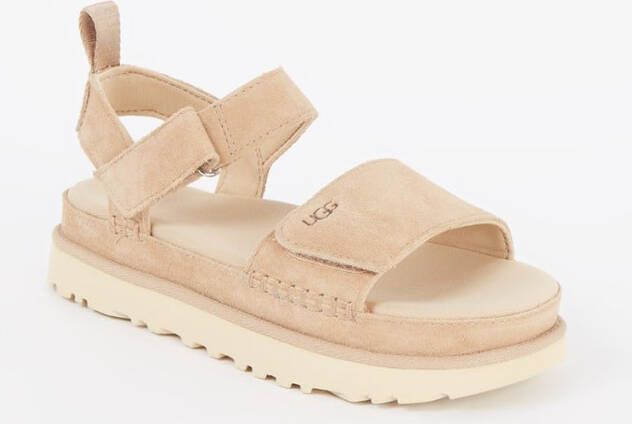 Ugg Goldenstar sandaal van suède