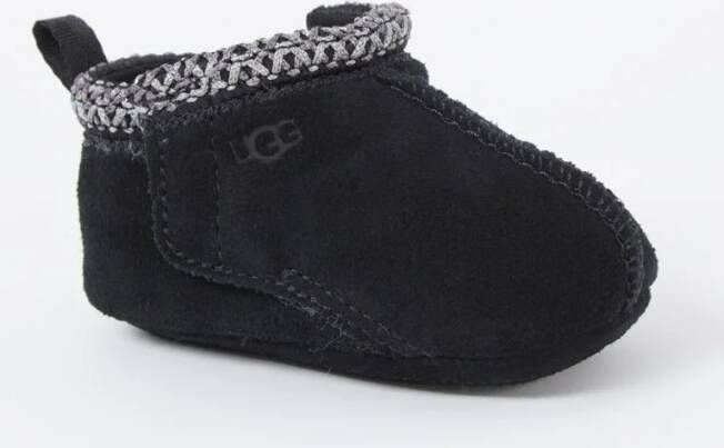 Ugg Tasman babyschoentje van suède met logo