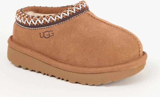 Ugg Tasman instapper van suède met schapenwol