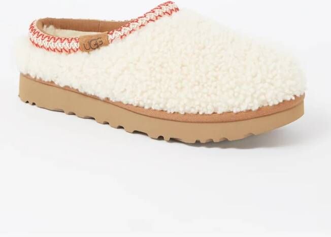 UGG Tasman Maxi Curly Sloffen Dames Naturel