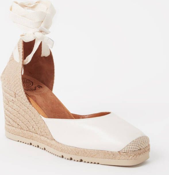 Unisa Carat espadrille met raffia details