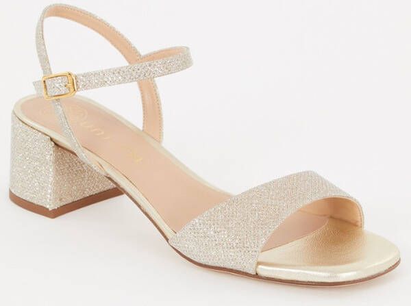 Unisa Kirk sandalette van leer met strass