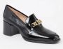 Unisa Megan Loafers Instappers Dames Zwart - Thumbnail 3