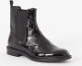 Vagabond Amina chelsea boot van lakleer met broque details - Thumbnail 1