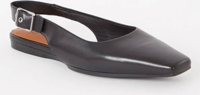 Vagabond Shoemakers Wioletta slingback van leer met gespdetail