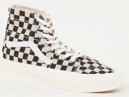 Vans Sk8-Hi Tapered sneaker van canvas met ruitdessin