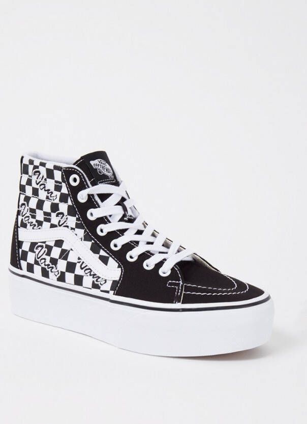 Vans Sk8-Hi Tapered Stackform sneaker van canvas met leren details