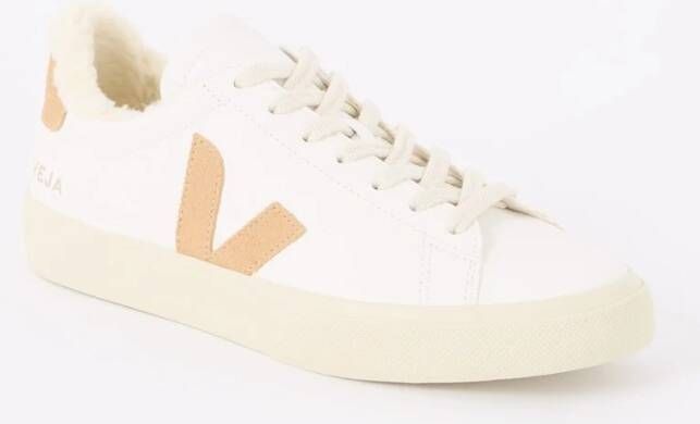 Veja Campo sneaker van leer met suède details