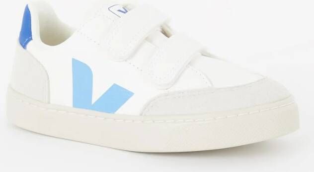 Veja Small V-12 sneaker van leer met suède details