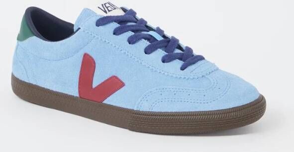 Veja Volley sneaker van leer met suède details