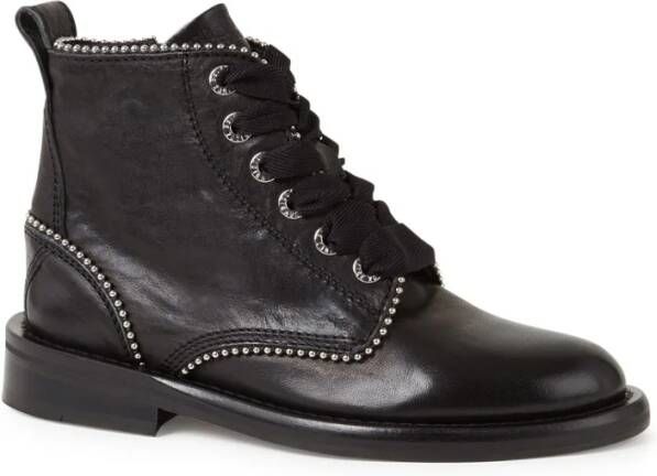 Zadig&Voltaire Laureen veterboot van leer