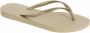 Havaianas Slim | Sand Grey Light Golde Beige Rubber Teenslippers Dames - Thumbnail 6