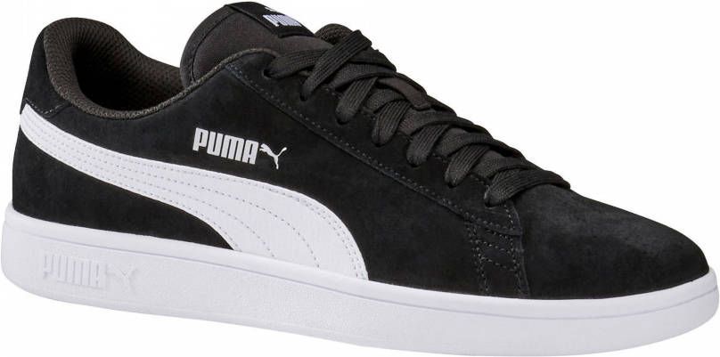 Puma Herensneakers voor sportief wandelen Smash v2 zwart wit