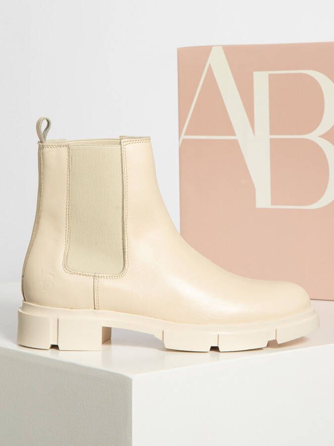 Ashbourn Chelsea boots in beige voor Dames