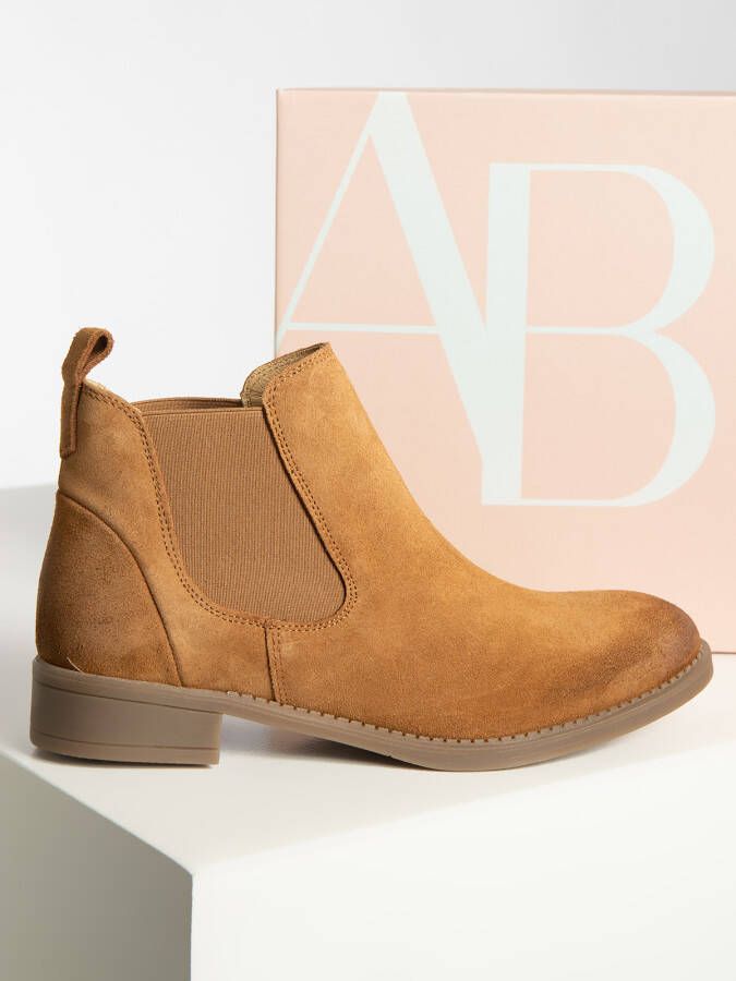 Ashbourn Chelsea boots in bruin voor Dames