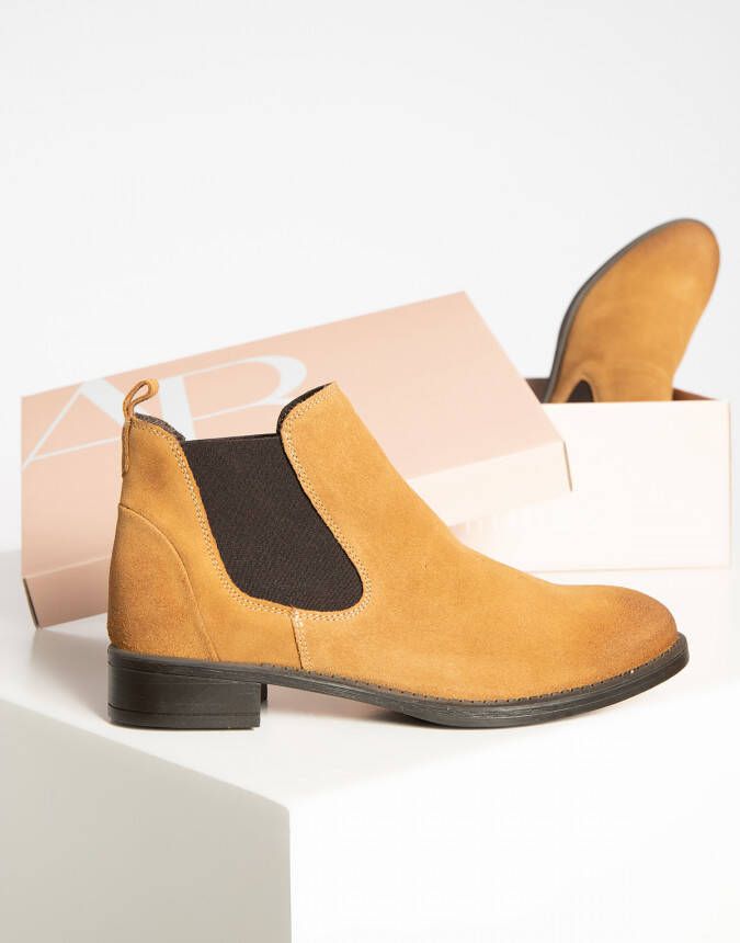 Ashbourn Chelsea boots in bruin voor Dames