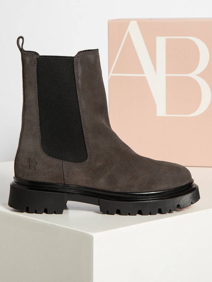 Ashbourn Chelsea boots in grijs voor Dames