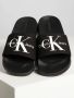 Calvin Klein Jeans Zwarte Casual Textiel Dames Sandalen Black Dames - Thumbnail 3