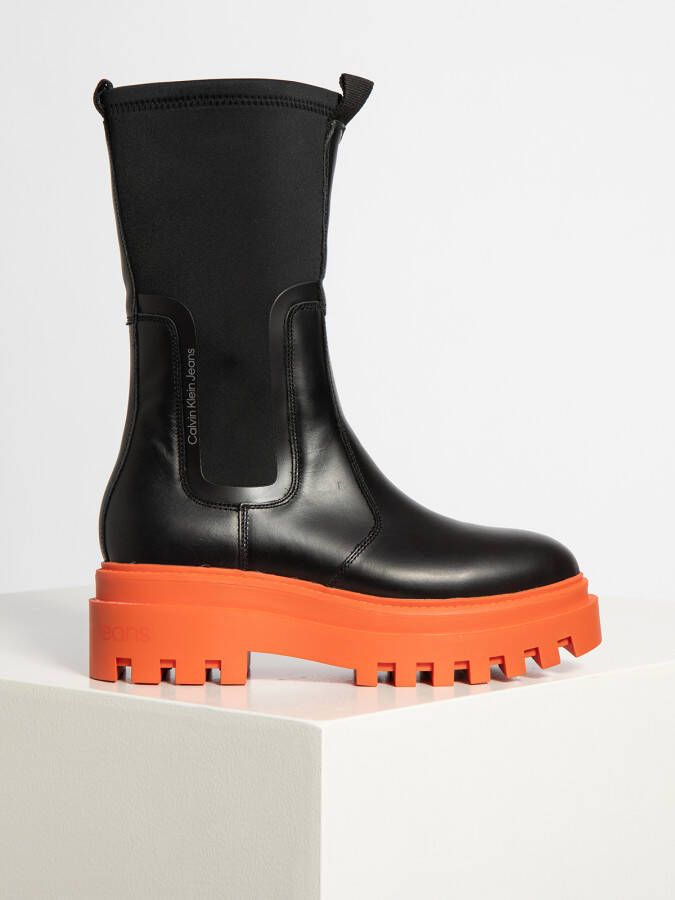 Calvin Klein Chelsea boots in oranje voor Dames