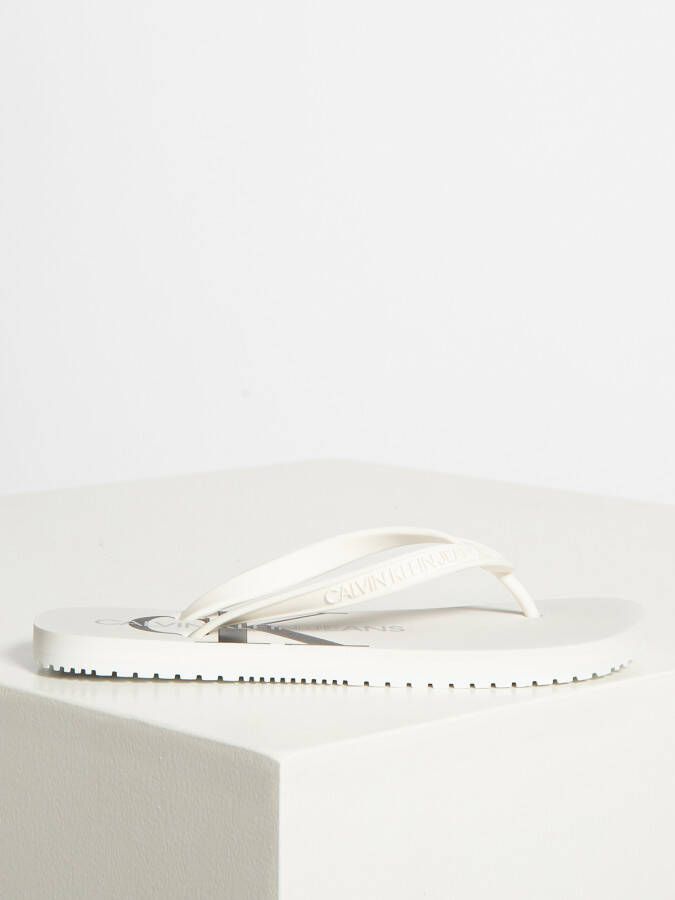 Calvin Klein Teenslippers in wit voor Dames