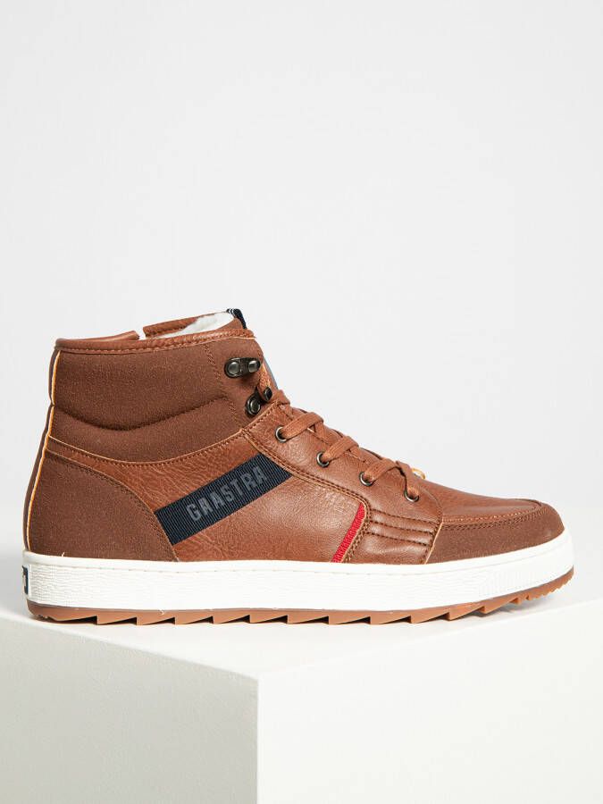 Gaastra Sneakers in bruin Heren Remus Mid TMP - Schoenen.nl