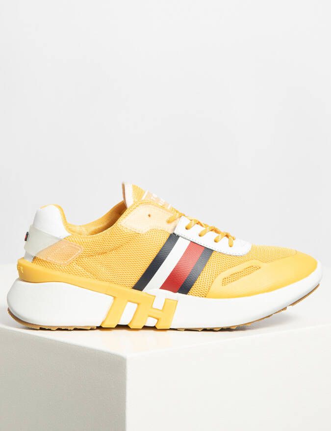 Tommy Hilfiger Sneakers in geel voor Dames Tommy Sporty Branded Runner