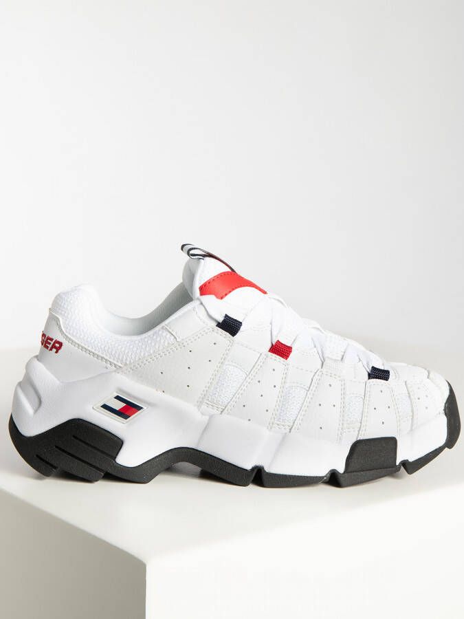 Tommy Hilfiger Sneakers in wit voor Dames met 4 vetergaten