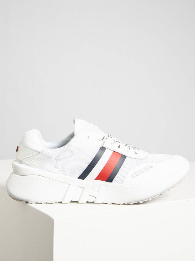 Tommy Hilfiger Sneakers in wit voor Dames Tommy Sporty Branded Runner