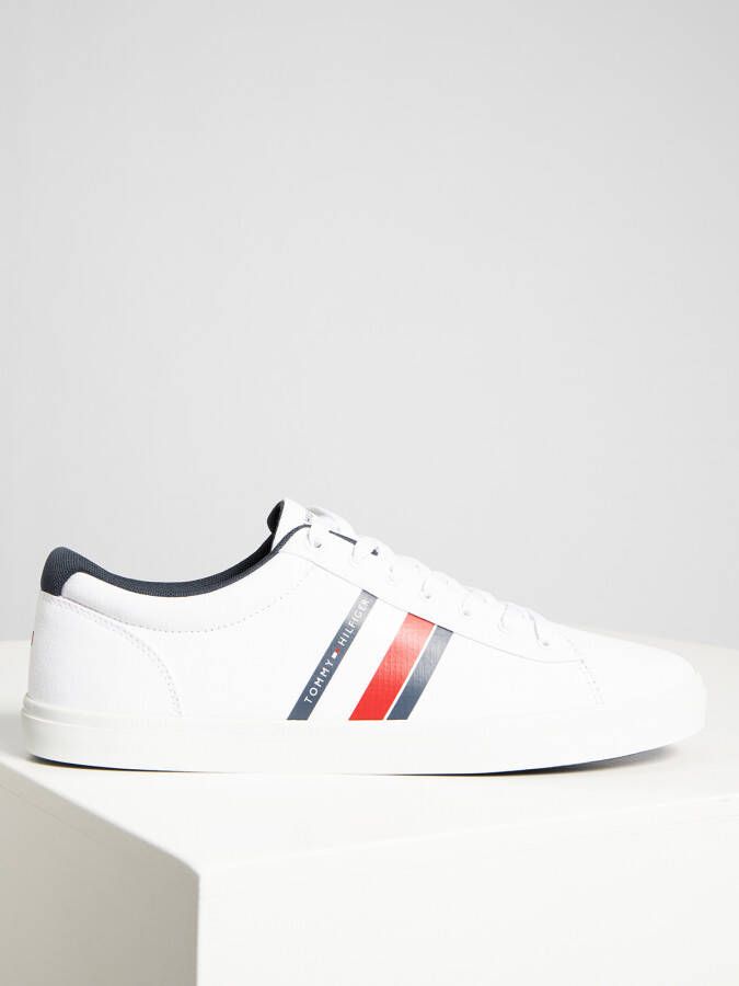 Tommy Hilfiger Sneakers in wit voor Heren Essential Stripes Detail Sneaker